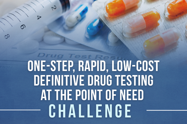 One-Step, Rapid, Low-Cost Definitive Drug Testing at the Point of Need