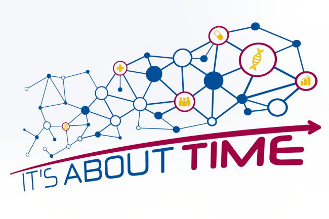 It's about time. image of interconnected nodes.