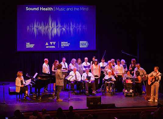 Choir of Stroke survivors sing at the Kennedy Center