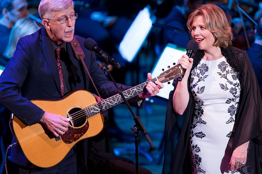 NIH Director Dr. Francis Collins and Renée Fleming