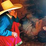 Photo of cookstove pollution in a Peruvian home.