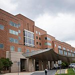 Entrance to the National Institutes of Health Clinical Center