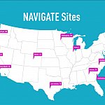 Map of NAVIGATE sites