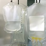Image of bags of fluid for IV infusions