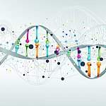 Illustration of DNA.