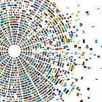 Dna test infographic. Genome sequence map, chromosome architecture and genetic sequencing chart abstract data. Molecule structure genetic test. Genealogy sequence illustration