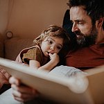 Image of a father and daughter