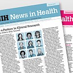 NIH News in Health covers fanned out.