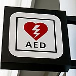 Sign for an automated external defibrillator