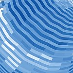 Abstract blue stripe shape background.