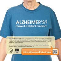 “Alzheimers? Make It a Distant Memory.” poster