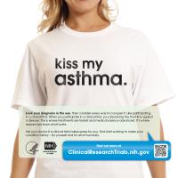 “Kiss My Asthma.” poster