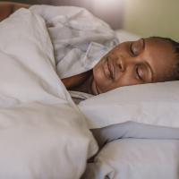 Image of a woman sleeping