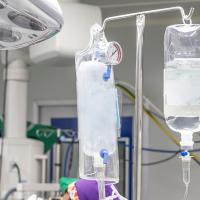 Image of two IV fluids bag