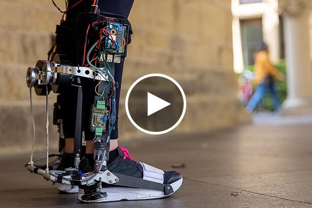 Researchers developed an exoskeleton that can assist with walking out in the “wild.”