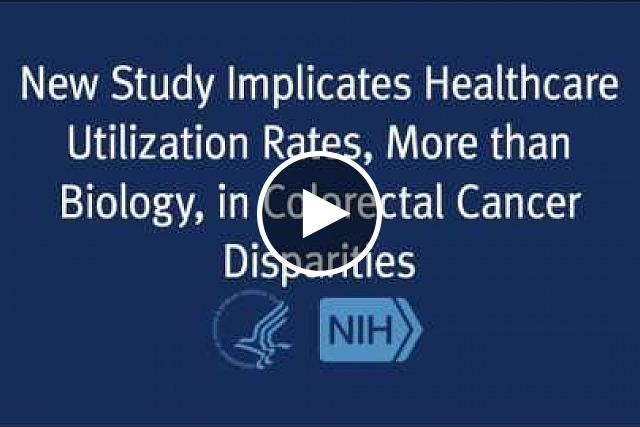 Higher rates of colorectal cancer incidence and mortality experienced by African-Americans may be driven largely by differences in health care utilization, and less by biology, according to a new study led by researchers from the National Cancer Institute (NCI), part of the National Institutes of Health.