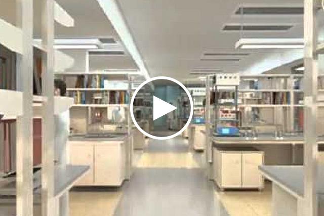 Virtual fly through of Porter Neuroscience Research Center