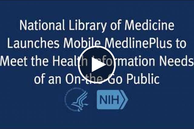 The National Library of Medicine has developed a mobile service for MedlinePlus. The NLM’s Mobile Medline Plus builds on the NLM’s MedlinePlus Internet service, which provides authoritative consumer health information to over 10 million visitors per month. These visitors access MedlinePlus from throughout the United States as well many other countries, and use desktop computers, laptops and even mobile devices to get there. Now they can access MedlinePlus on their mobile device by visiting http://m.medlineplus.gov. 