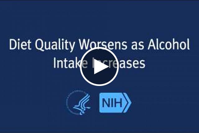 Alcohol misuse and dietary factors independently are associated with chronic health problems. The current study of more than 15,000 U.S. adults found that increased alcoholic beverage consumption was associated with decreased diet quality. It extends previous related findings by identifying specific dietary components that worsened with increased alcohol intake. The findings underscore the importance of moderate alcohol consumption and greater awareness of healthy eating among those who drink.