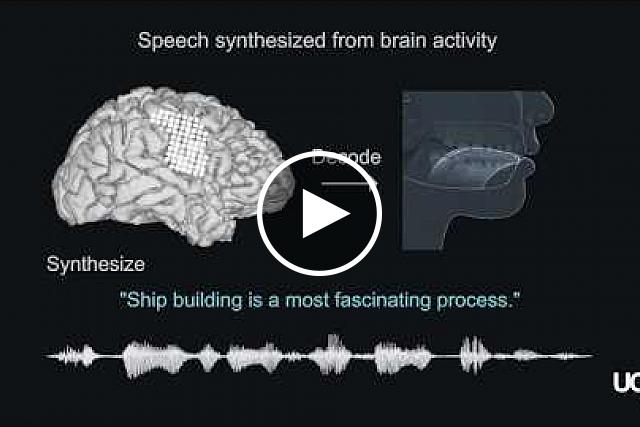 Speech synthesis from neural decoding of spoken sentences. UCSF