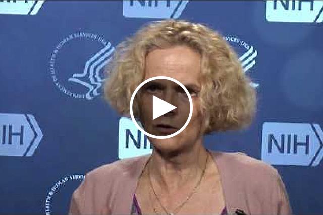 Dr. Nora Volkow, Director of the National Institute on Drug Abuse, talks about how science and research may foster a solution to the opioid crisis. If you would like the files of the video clips, please contact Wally Akinso, email: akinsow@od.nih.gov.