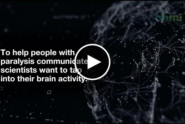 Researchers have, for the first time, decoded the neural signals associated with writing letters, then displayed typed versions of those letters in real time. They hope their invention could one day help people with paralysis communicate. 