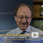 video screenshot of Dr. Harold Varmus.